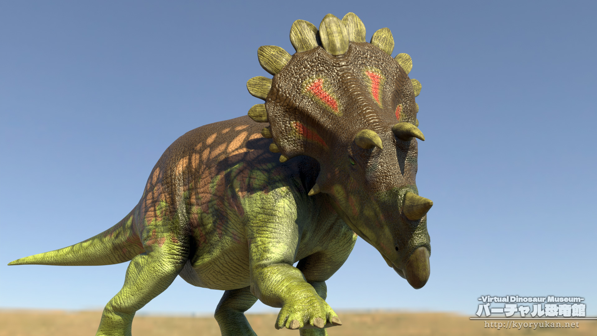 レガリケラトプス バーチャル恐竜館